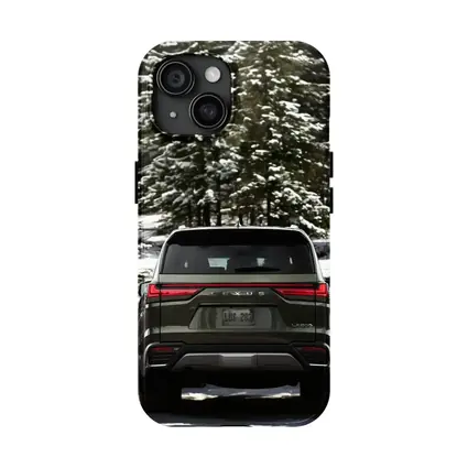 Lexus LX 600 Rear Snowy Forest Road