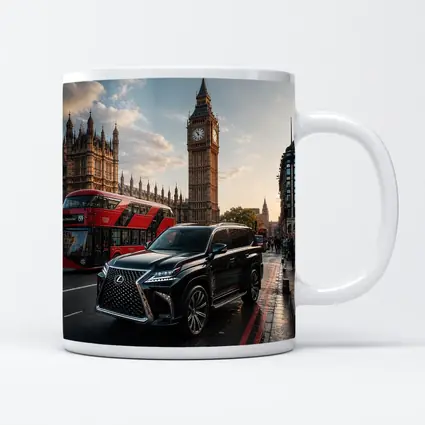Lexus LX Black SUV London Big Ben