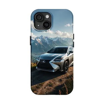 Lexus NX Silver SUV Mountain Landscape