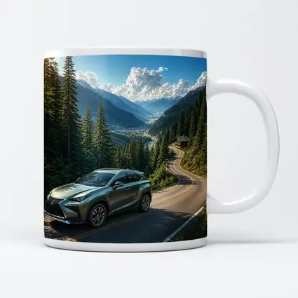 Lexus NX On Winding Mountain Road