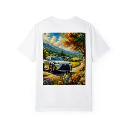 Lexus NX SUV Oil Painting Country Landscape