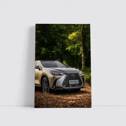 Lexus NX350h SUV Parked In Forest