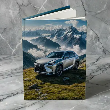 Lexus NX Silver SUV Mountain Peaks