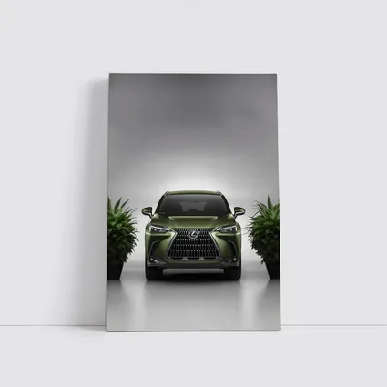 Lexus NX Green Front View Studio