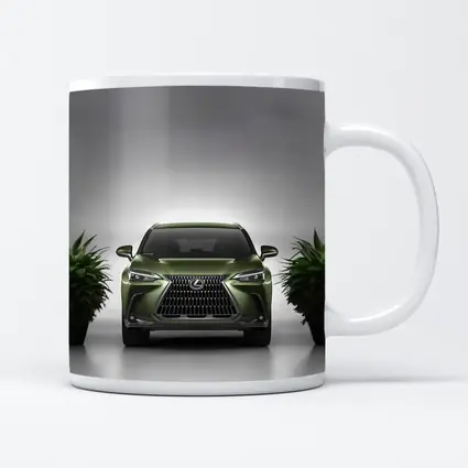Lexus NX Green Front View Studio
