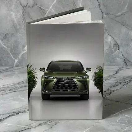 Lexus NX Green Front View Studio