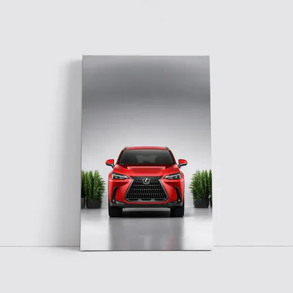 Lexus NX Red SUV Front Studio View