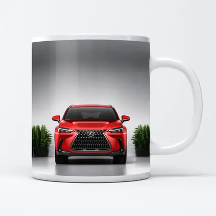 Lexus NX Red SUV Front Studio View