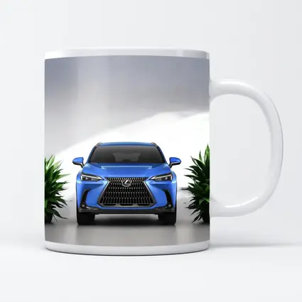 Lexus NX Blue SUV Front View Studio
