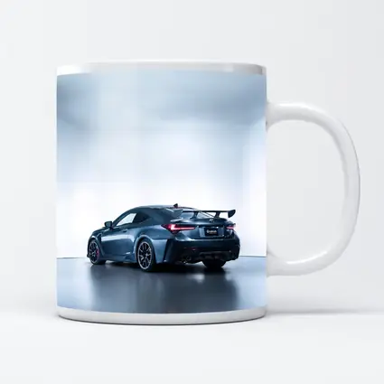 Lexus RC F Coupe White Studio Background