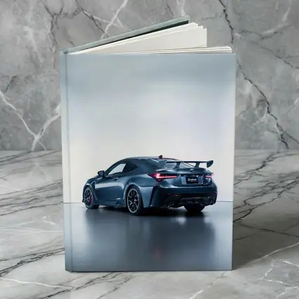 Lexus RC F Coupe White Studio Background