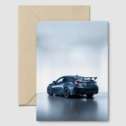 Lexus RC F Coupe White Studio Background