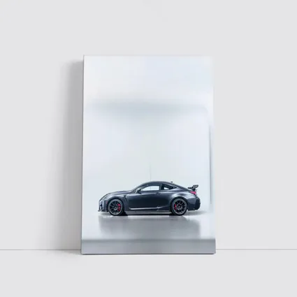 Lexus RC F Dark Gray Studio Side Profile
