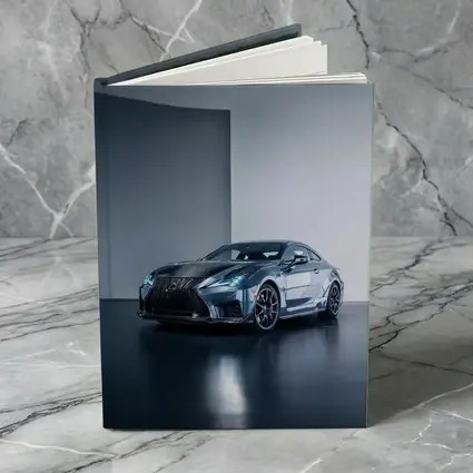 Lexus RC F Coupe Studio Gray Background