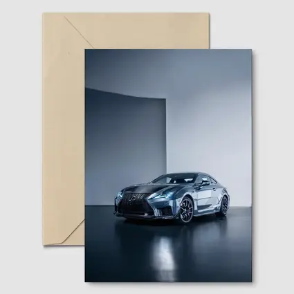 Lexus RC F Coupe Studio Gray Background