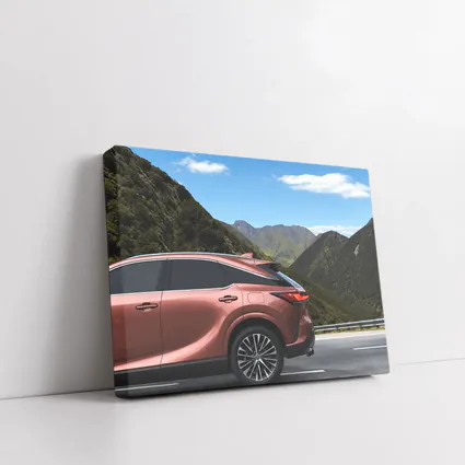 Lexus RX Copper SUV Mountain Road Drive