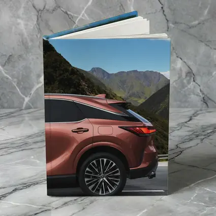Lexus RX Copper SUV Mountain Road Drive
