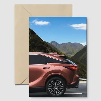Lexus RX Copper SUV Mountain Road Drive