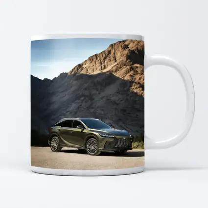 Lexus RX Green SUV Mountain Desert Setting