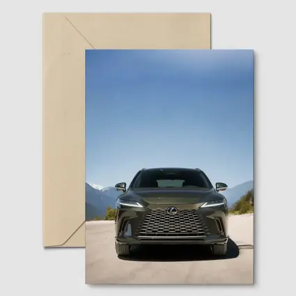 Lexus RX Front View Mountain Road