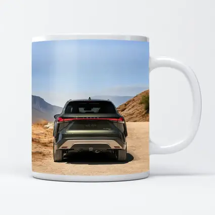 Lexus RX SUV Desert Mountain Road Rear