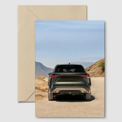 Lexus RX SUV Desert Mountain Road Rear