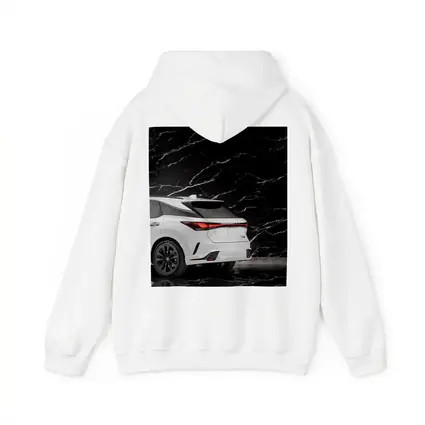 Lexus RX White SUV Black Marble Background