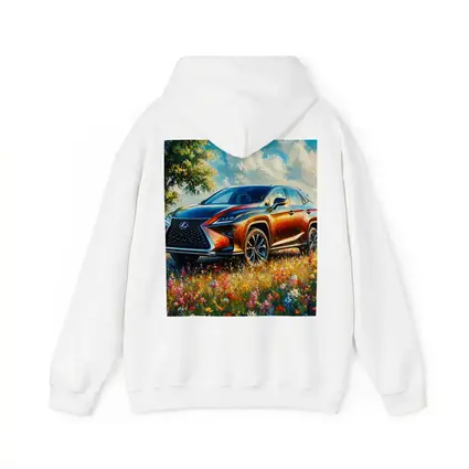 Lexus RX SUV Oil Painting Wildflower Field