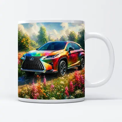 Lexus RX Colorful Art Floral Meadow