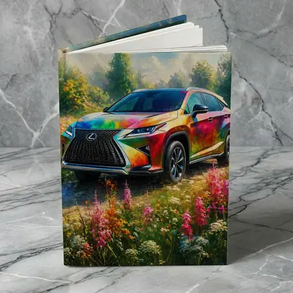 Lexus RX Colorful Art Floral Meadow