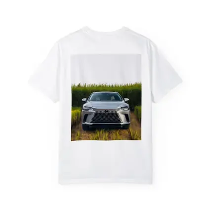 Lexus RX Silver SUV Green Field