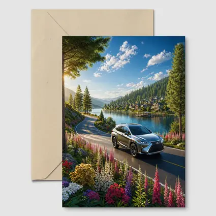 Lexus RX Lakeside Road Sunny Mountain Drive