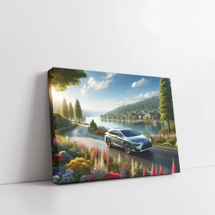 Lexus RX SUV Lakeside Road Scenic Drive