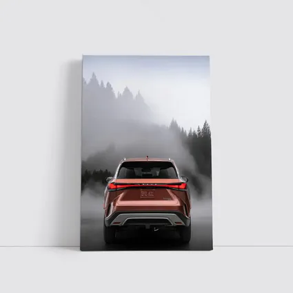 Lexus RX Rear View Misty Forest
