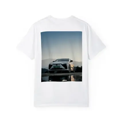 Lexus RZ White SUV Mountain Backdrop