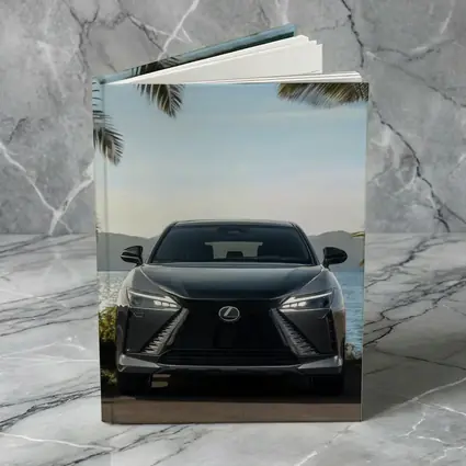 Lexus RZ Front View Coastal Palm Setting