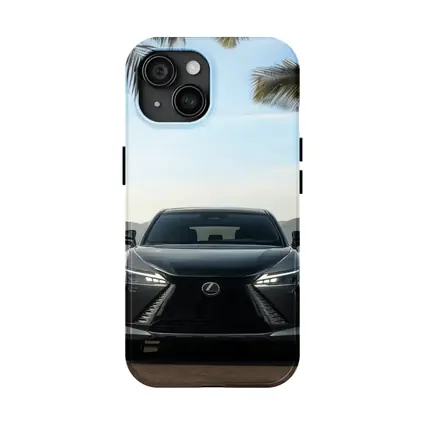 Lexus RZ Front View Coastal Palm Setting