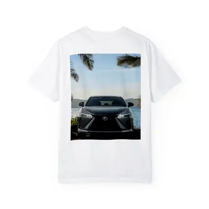Lexus RZ Front View Coastal Palm Setting