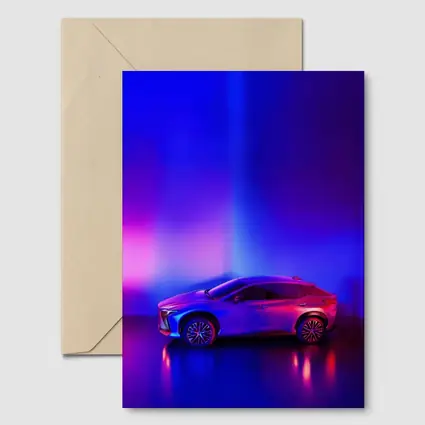 Lexus RZ Concept Car Neon Studio