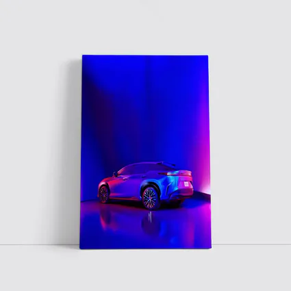 Lexus RZ Blue Neon Studio Light