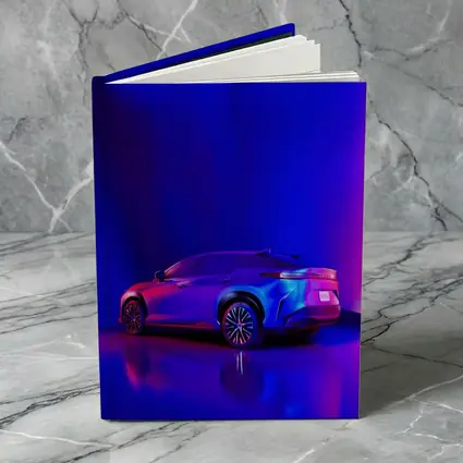 Lexus RZ Blue Neon Studio Light