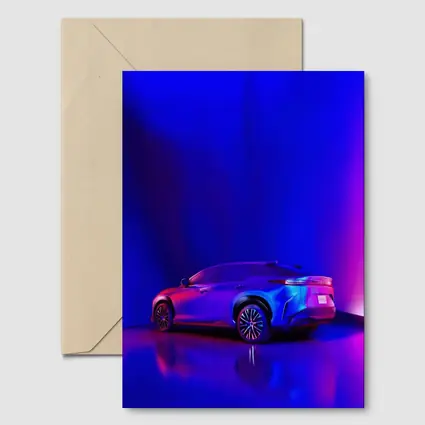 Lexus RZ Blue Neon Studio Light