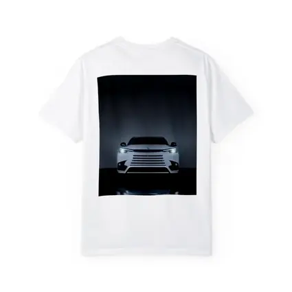 Lexus TX White Front View Dark Studio