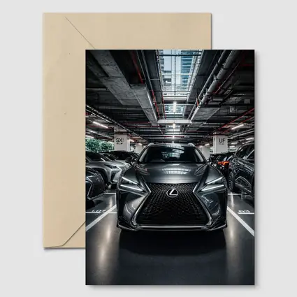 Lexus UX Compact SUV Urban Parking Garage