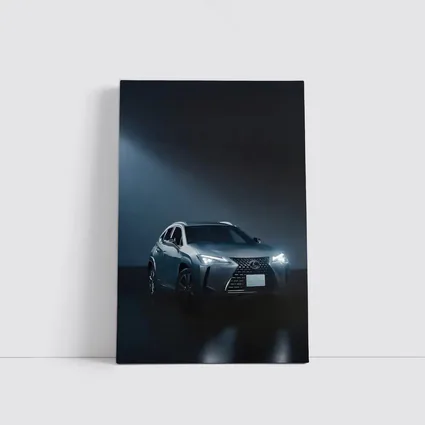 Lexus UX Gray SUV Dark Studio
