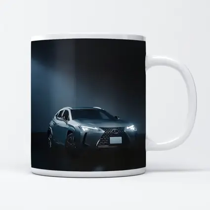Lexus UX Gray SUV Dark Studio