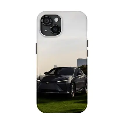 Lexus RZ Dark Gray SUV City Backdrop