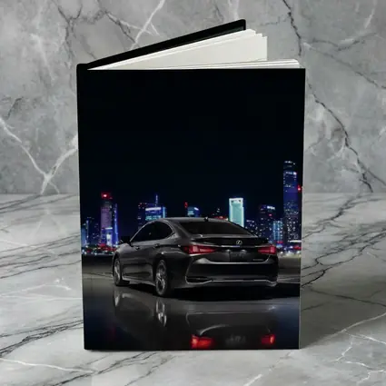 Lexus ES Black Sedan City Night