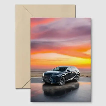 Lexus RX Sunset Sky Dark Blue