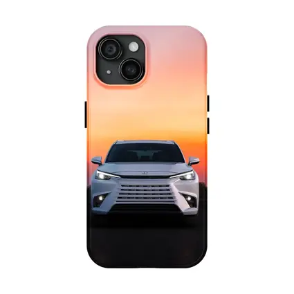 Lexus UX White SUV Sunset Sky